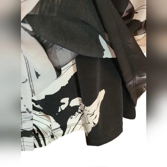 Express size SP  black/white dress - Picture 7 of 10